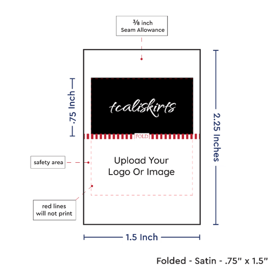 PPLR_HIDDEN_PRODUCT Print your logo/Image on Satin Tags (1.5" wide - Satin)