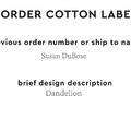 PPLR_HIDDEN_PRODUCT Reorder Previous Label Design - COTTON