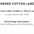 PPLR_HIDDEN_PRODUCT Reorder Previous Label Design - COTTON