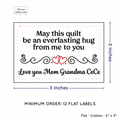 PPLR_HIDDEN_PRODUCT Double Heart Quote (2"x3" Cotton - 12 labels/set)