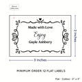 PPLR_HIDDEN_PRODUCT Swirl Accent Border (2"x3" Cotton - 12 labels/set)