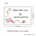 PPLR_HIDDEN_PRODUCT Thread and Flowers (2"x3" Cotton - 12 labels/set)