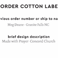 PPLR_HIDDEN_PRODUCT Reorder Previous Label Design - COTTON