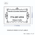PPLR_HIDDEN_PRODUCT Swirl Accent Border with Fill in Blanks (2"x3" Cotton - 12 labels/set)