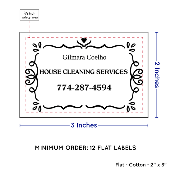 PPLR_HIDDEN_PRODUCT Swirl Accent Border (2"x3" Cotton - 12 labels/set)