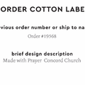 PPLR_HIDDEN_PRODUCT Reorder Previous Label Design - COTTON