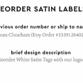 PPLR_HIDDEN_PRODUCT Reorder Previous Label Design - SATIN