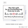 PPLR_HIDDEN_PRODUCT Double Heart Quote (2"x3" Cotton - 12 labels/set)