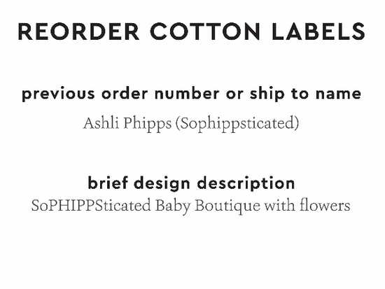 PPLR_HIDDEN_PRODUCT Reorder Previous Label Design - COTTON