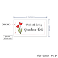 PPLR_HIDDEN_PRODUCT Spring Tulips (2"x1"-Cotton)