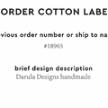 PPLR_HIDDEN_PRODUCT Reorder Previous Label Design - COTTON