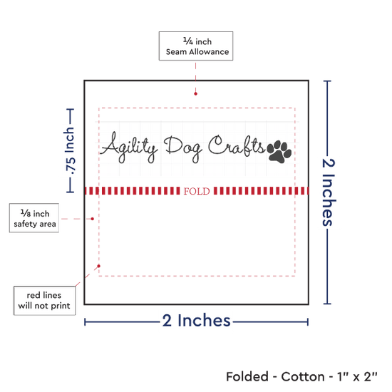 PPLR_HIDDEN_PRODUCT Print Your Logo or Image on FOLDED Cotton Tags