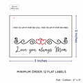 PPLR_HIDDEN_PRODUCT Double Heart Quote (2"x3" Cotton - 12 labels/set)