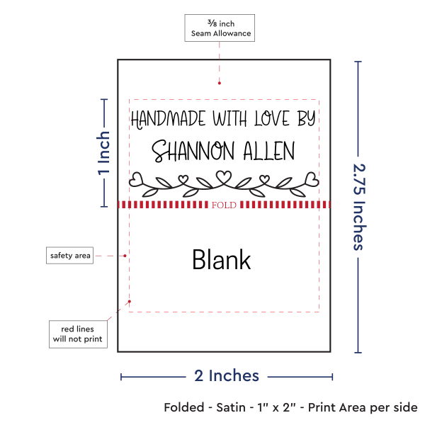 Heart border labels (2