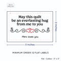 PPLR_HIDDEN_PRODUCT Double Heart Quote (2"x3" Cotton - 12 labels/set)