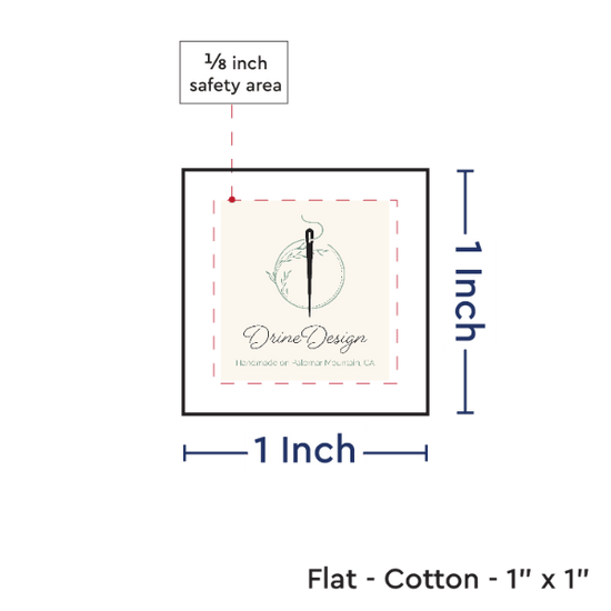 PPLR_HIDDEN_PRODUCT Print your Logo or Image on FLAT Cotton Tags