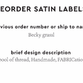 PPLR_HIDDEN_PRODUCT Reorder Previous Label Design - SATIN