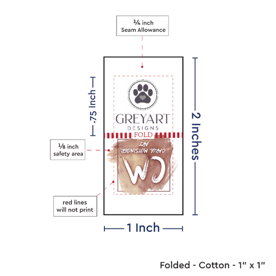 PPLR_HIDDEN_PRODUCT Print Your Logo or Image on FOLDED Cotton Tags