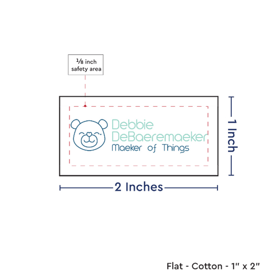 PPLR_HIDDEN_PRODUCT Print your Logo or Image on FLAT Cotton Tags