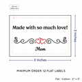 PPLR_HIDDEN_PRODUCT Double Heart Quote (2"x3" Cotton - 12 labels/set)