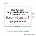 PPLR_HIDDEN_PRODUCT Double Heart Quote (2"x3" Cotton - 12 labels/set)