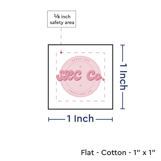 PPLR_HIDDEN_PRODUCT Print your Logo or Image on FLAT Cotton Tags