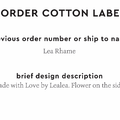 PPLR_HIDDEN_PRODUCT Reorder Previous Label Design - COTTON
