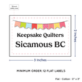 PPLR_HIDDEN_PRODUCT Colorful Banner (2"x3" Cotton - 12 labels/set)