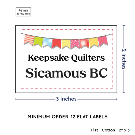 PPLR_HIDDEN_PRODUCT Colorful Banner (2"x3" Cotton - 12 labels/set)