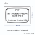 PPLR_HIDDEN_PRODUCT Frame Quote (2"x3" Cotton - 12 labels/set)