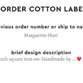 PPLR_HIDDEN_PRODUCT Reorder Previous Label Design - COTTON
