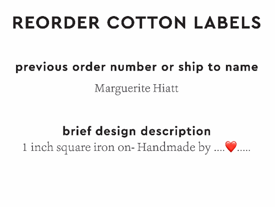 PPLR_HIDDEN_PRODUCT Reorder Previous Label Design - COTTON