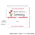 PPLR_HIDDEN_PRODUCT Spring Tulips (2"x1"-Cotton)
