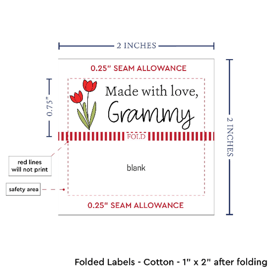 PPLR_HIDDEN_PRODUCT Spring Tulips (2"x1"-Cotton)