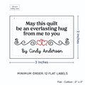 PPLR_HIDDEN_PRODUCT Double Heart Quote (2"x3" Cotton - 12 labels/set)