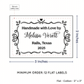 PPLR_HIDDEN_PRODUCT Swirl Accent Border (2"x3" Cotton - 12 labels/set)