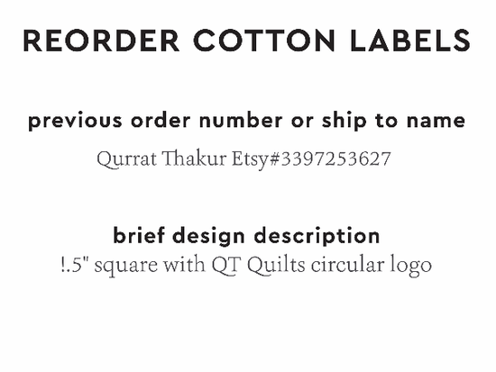 PPLR_HIDDEN_PRODUCT Reorder Previous Label Design - COTTON