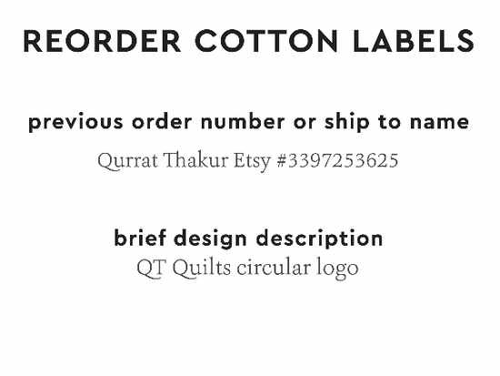 PPLR_HIDDEN_PRODUCT Reorder Previous Label Design - COTTON
