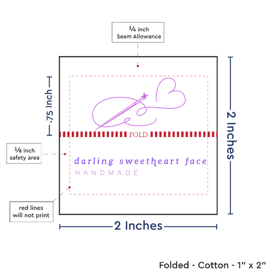 PPLR_HIDDEN_PRODUCT Print Your Logo or Image on FOLDED Cotton Tags