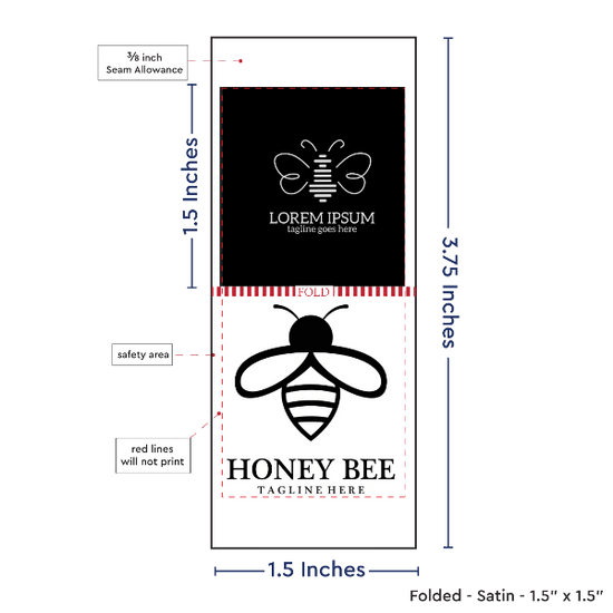 PPLR_HIDDEN_PRODUCT Print your logo/Image on Satin Tags (1.5" wide - Satin)