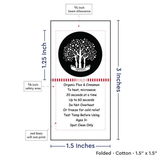 PPLR_HIDDEN_PRODUCT Print Your Logo or Image on FOLDED Cotton Tags