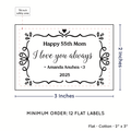 PPLR_HIDDEN_PRODUCT Swirl Accent Border (2"x3" Cotton - 12 labels/set)