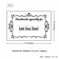 PPLR_HIDDEN_PRODUCT Swirl Accent Border with Fill in Blanks (2"x3" Cotton - 12 labels/set)