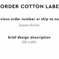 PPLR_HIDDEN_PRODUCT Reorder Previous Label Design - COTTON