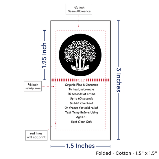PPLR_HIDDEN_PRODUCT Print Your Logo or Image on FOLDED Cotton Tags