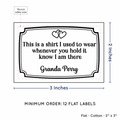 PPLR_HIDDEN_PRODUCT Frame Quote (2"x3" Cotton - 12 labels/set)