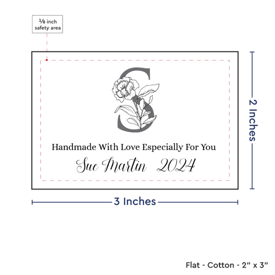 PPLR_HIDDEN_PRODUCT Floral Letter (2"x3"-Cotton)