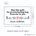 PPLR_HIDDEN_PRODUCT Double Heart Quote (2"x3" Cotton - 12 labels/set)