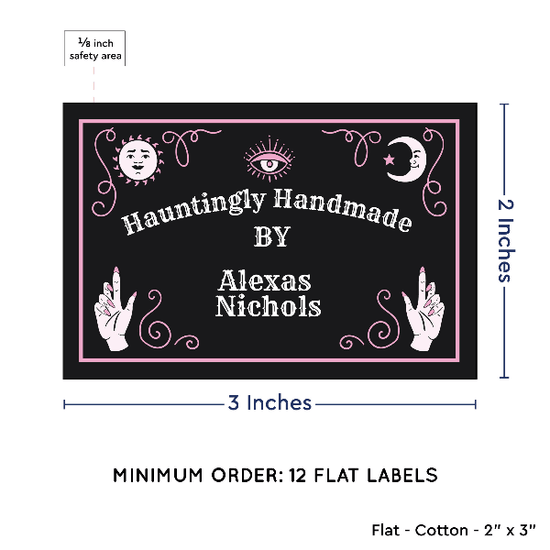 PPLR_HIDDEN_PRODUCT Spirit Board (2"x3" Cotton - 12 labels/set)