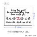 PPLR_HIDDEN_PRODUCT Double Heart Quote (2"x3" Cotton - 12 labels/set)